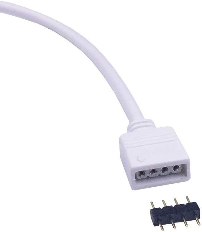 4 Pin Male Connectors for 3528 5050 2835 SMD RGB Led Strip Lighting - 10/25/50/100 Piece Packages - Envistia Mall