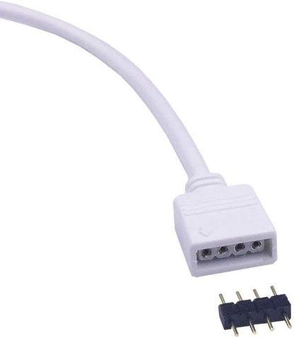 4 Pin Male Connectors for 3528 5050 2835 SMD RGB Led Strip Lighting - 10/25/50/100 Piece Packages - Envistia Mall