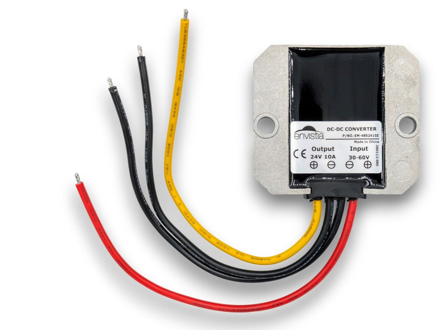 48V (30-60V) In To 24V 10A 240W Industrial DC-DC Waterproof Step Down Converter Power Supply Module EM-48S2410Z