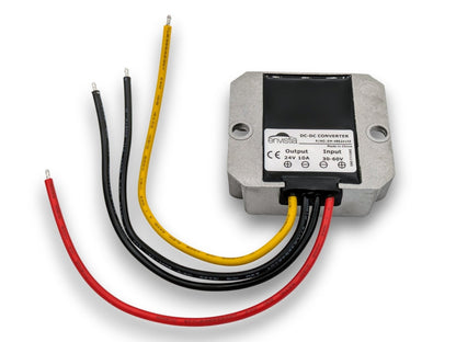 48V (30-60V) In To 24V 10A 240W Industrial DC-DC Waterproof Step Down Converter Power Supply Module EM-48S2410Z