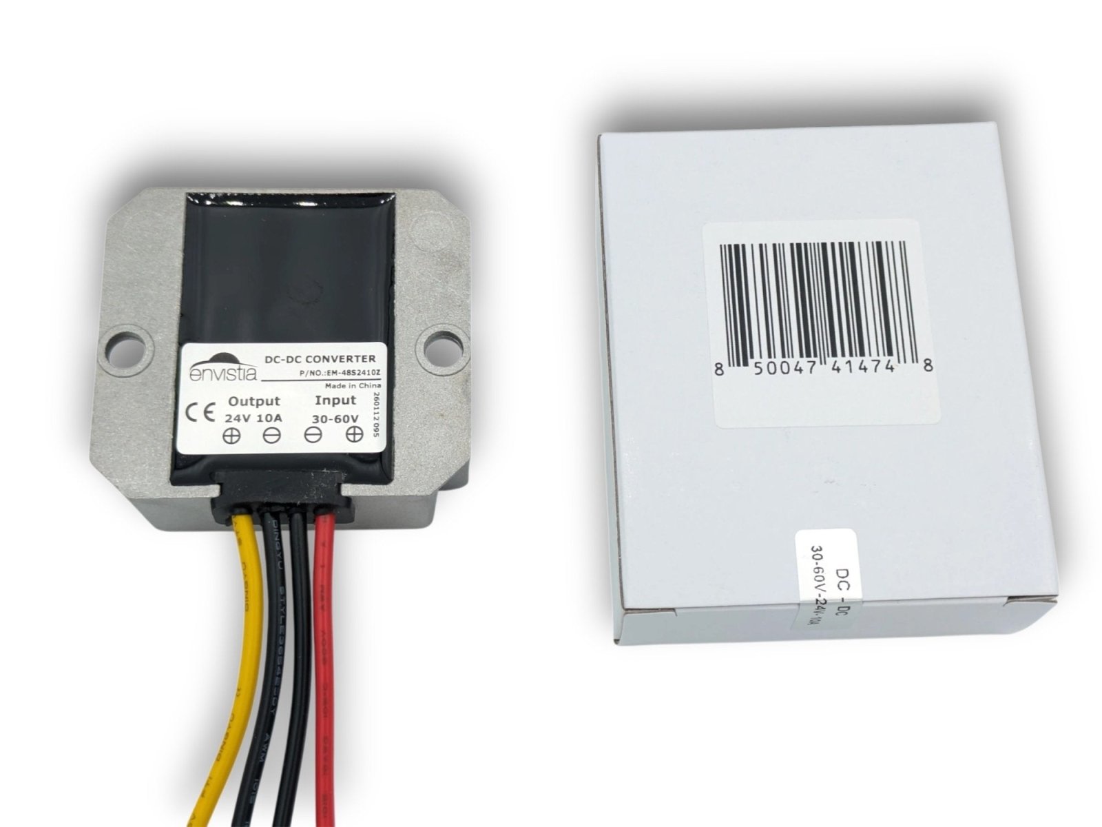 48V (30-60V) In To 24V 10A 240W Industrial DC-DC Waterproof Step Down Converter Power Supply Module EM-48S2410Z - Envistia Mall