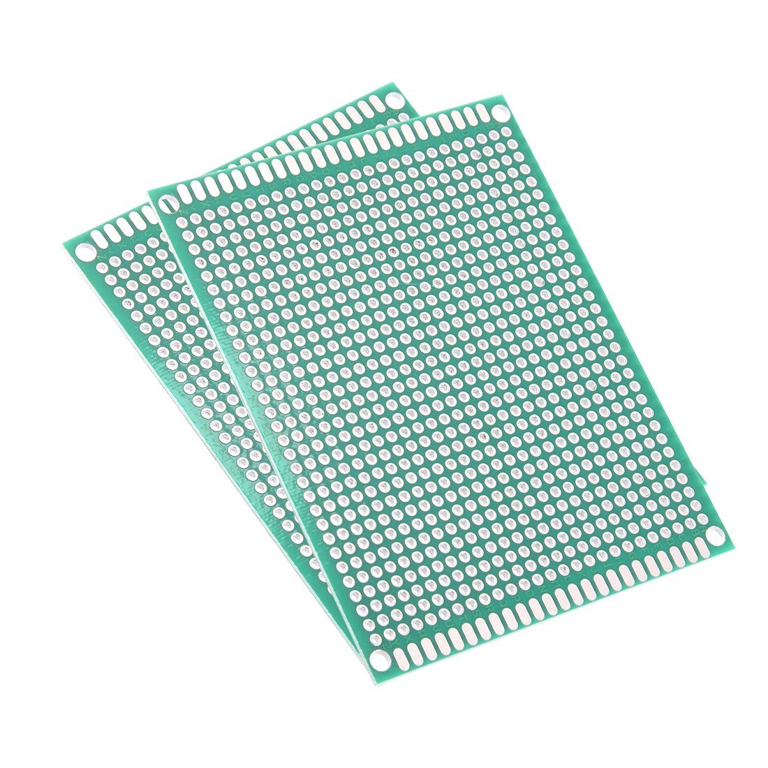 7*9cm Double - Sided FR - 4 Prototyping Breadboards 806 Plated - Through Holes - Pack of 2 Pieces (Copy) - Envistia Mall