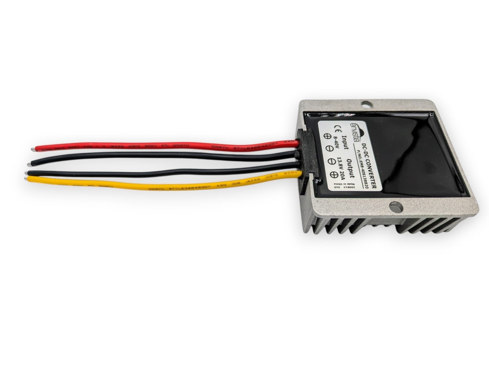 8 - 40V In 13.8V Out 20A Boost Buck DC/DC Converter EM8 - 40S13R820 - Envistia Mall