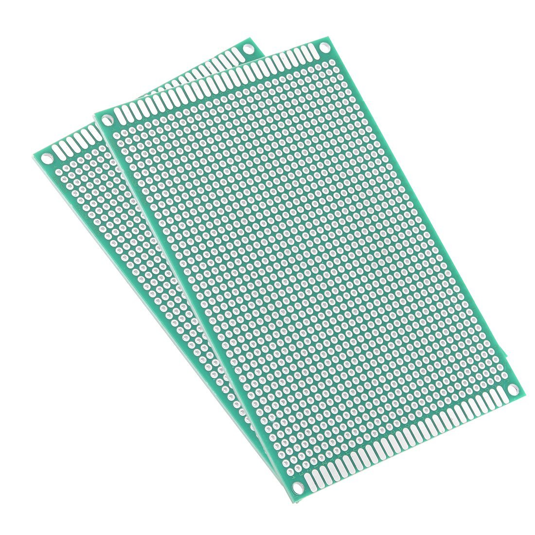 8*12cm Double - Sided FR - 4 Prototyping Breadboards 1260 Plated - Through Holes - Pack of 2 Pieces - Envistia Mall