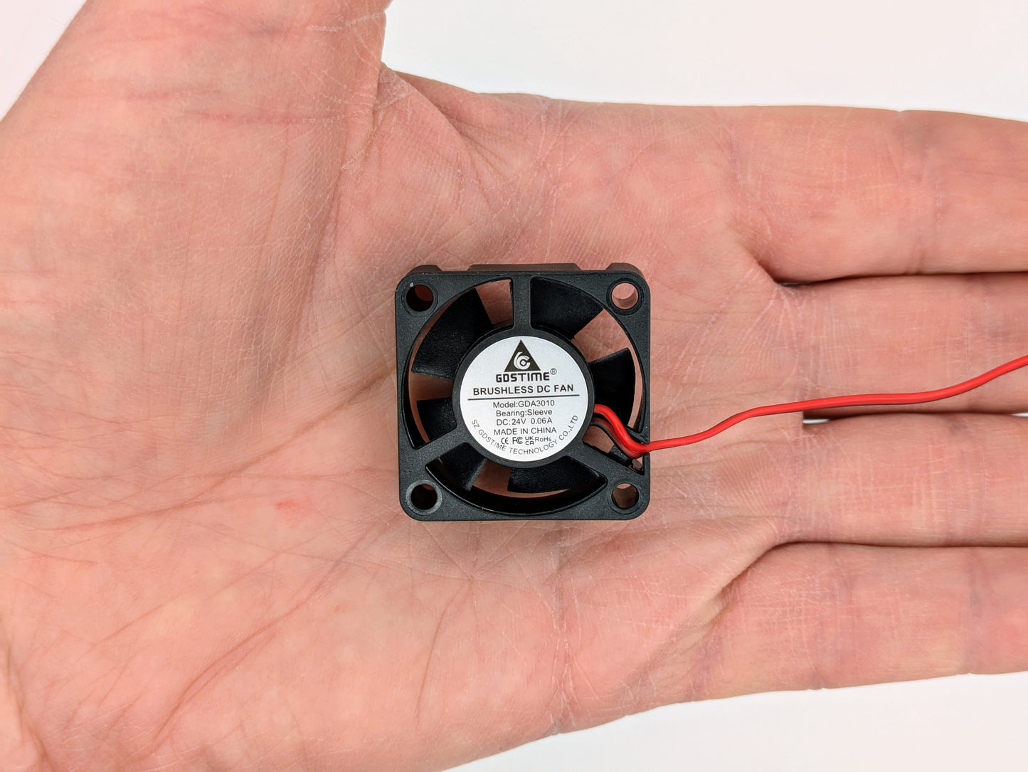 30mm 24V DC Brushless Cooling Fan – PH2.0 or XH2.54 Connector | 3010 5-Blade Fan for CPU, 3D Printers & Lasers
