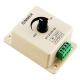 Manual LED Dimmer Controller for LED Strip Lights 12V-24V 8A Mountable with Terminals from Envistia Mall
