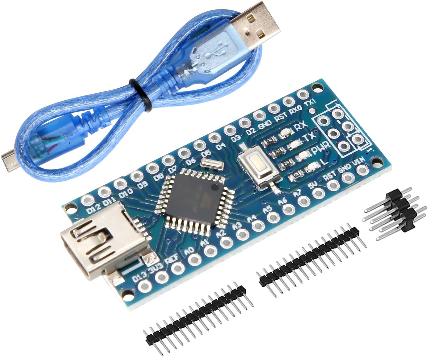 Arduino Nano - Compatible Microcontroller Board ATmega328P CH340G - Envistia Mall
