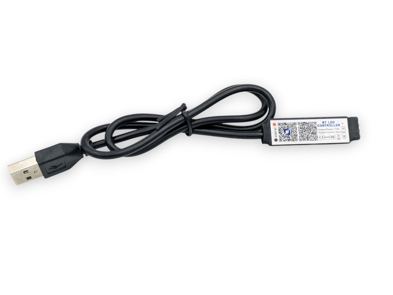 Bluetooth-Enabled Mini RGB USB LED Controller for RGB Strip Lights ...