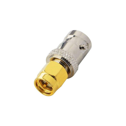 BNC Female Jack to SMA Male Plug RF Coaxial Adapter Connector - Envistia Mall