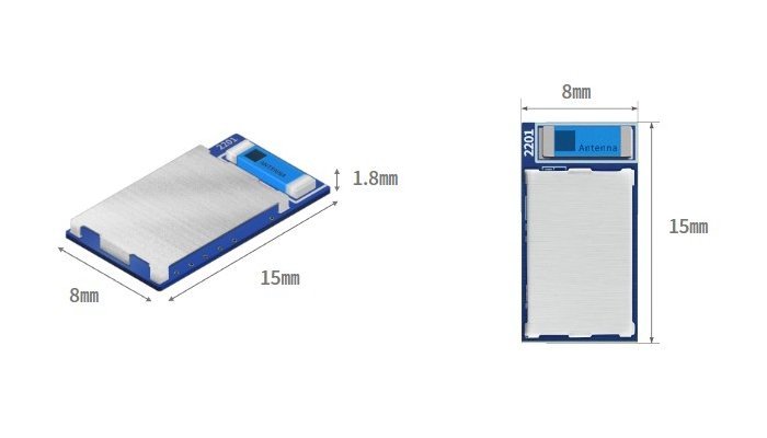 CHIPSEN BoT - nLE521 Bluetooth v5.0 BLE Class2 (+4dBm) SMD Slave Module w/ Chip Antenna - Envistia Mall