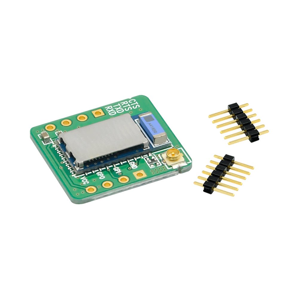 CHIPSEN BoT - nLE521DU Bluetooth v5.0 BLE Class2 (+4dBm) DIP Slave Module w/ Chip + U.FL Antenna & Pin Headers - Envistia Mall