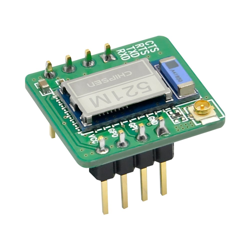 CHIPSEN BoT - nLE521MDU Bluetooth v5.0 BLE Class2 (+4dBm) DIP Master Module w/ Chip + U.FL Antenna Connector & Pin Headers - Envistia Mall