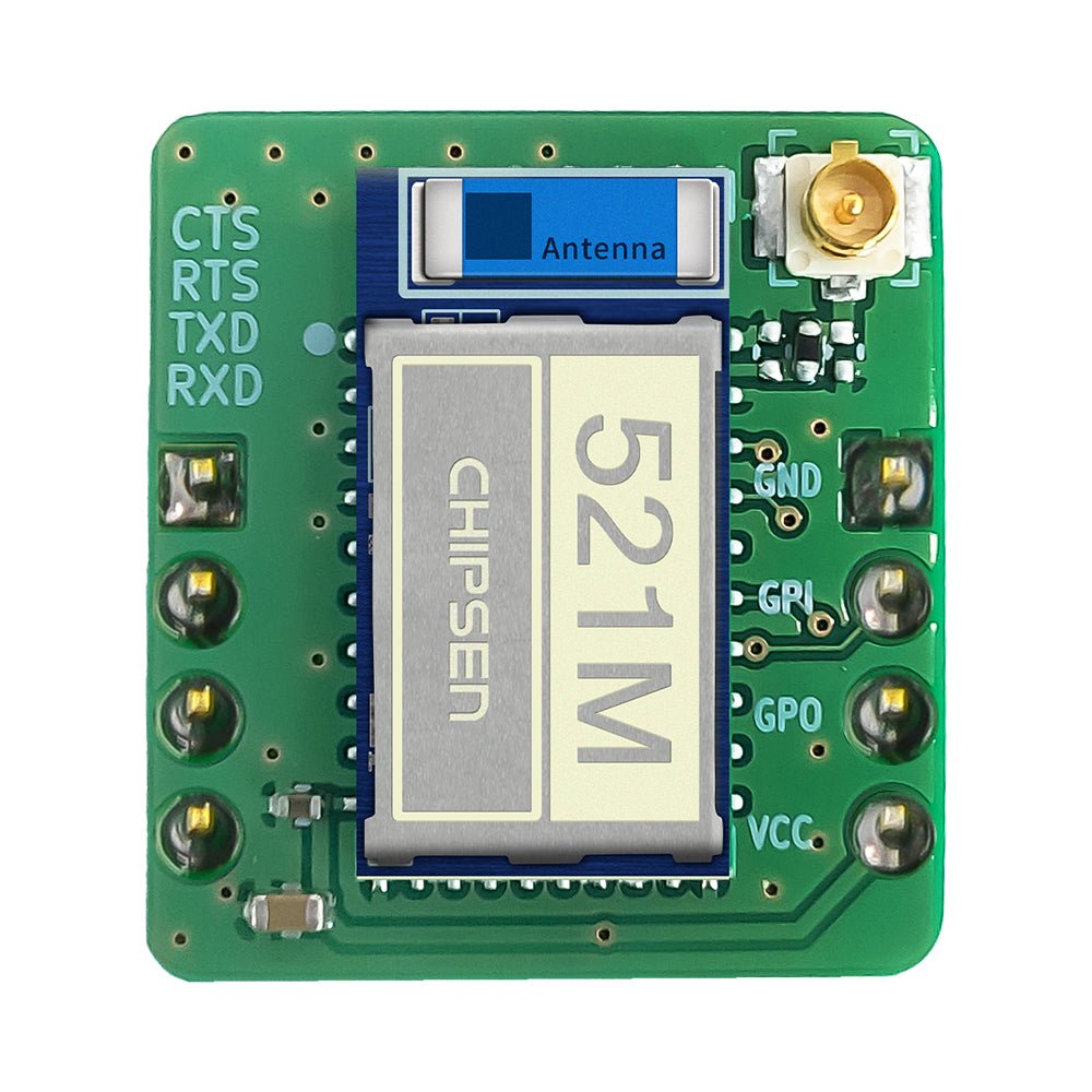 CHIPSEN BoT - nLE521MDU Bluetooth v5.0 BLE Class2 (+4dBm) DIP Master Module w/ Chip + U.FL Antenna Connector & Pin Headers - Envistia Mall