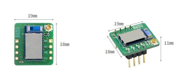 CHIPSEN BoT - nLE521MDU Bluetooth v5.0 BLE Class2 (+4dBm) DIP Master Module w/ Chip + U.FL Antenna Connector & Pin Headers - Envistia Mall