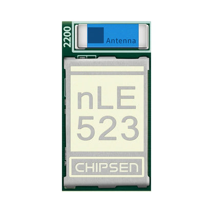 CHIPSEN BoT - nLE523 Bluetooth v5.3 BLE Class1.5 (+7dBm) SMD Slave/Master Multicon 1:8 Module w/ Chip Antenna - Envistia Mall