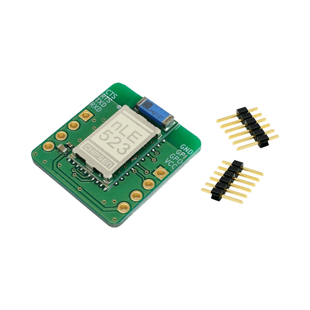 CHIPSEN BoT - nLE523D Bluetooth v5.3 BLE Class1.5 (+7dBm) DIP Slave Module w/ Chip Antenna - Envistia Mall