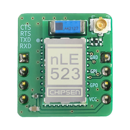 CHIPSEN BoT - nLE523DU Bluetooth v5.1 BLE Class1.5 (+7dBm) DIP Master/Slave Module w/ Chip + U.FL Antenna - Envistia Mall