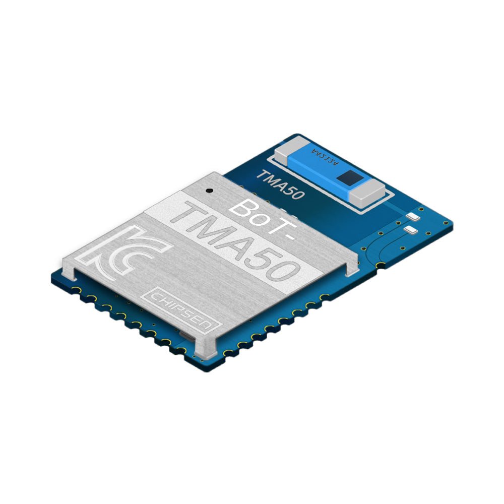 CHIPSEN BoT - TMA50 Bluetooth v5.3 BLE Class1 (+20dBm) SMD Slave/Master Multicon 1:8 Module w/ Chip Antenna - Envistia Mall