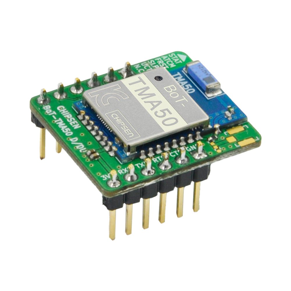 CHIPSEN BoT - TMA50D Bluetooth v5.3 BLE Class1 (+20dBm) DIP Slave/Master/Multicon 1:8 Module w/ Chip Antenna - Envistia Mall