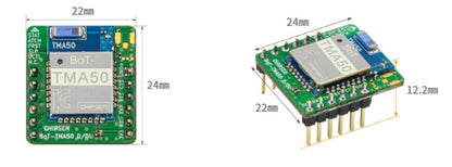 CHIPSEN BoT - TMA50D Bluetooth v5.3 BLE Class1 (+20dBm) DIP Slave/Master/Multicon 1:8 Module w/ Chip Antenna - Envistia Mall