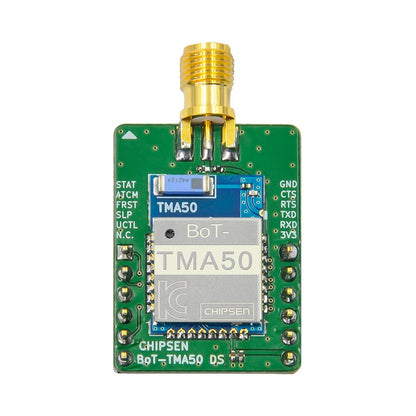 CHIPSEN BoT - TMA50DS Bluetooth v5.3 BLE Class1 (+20dBm) DIP Slave/Master/Multicon 1:8 Module w/ SMA Antenna - Envistia Mall