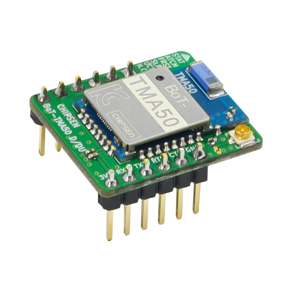 CHIPSEN BoT - TMA50DU Bluetooth v5.3 BLE Class1 (+20dBm) DIP Slave/Master/Multicon 1:8 Module w/ U.FL Antenna - Envistia Mall