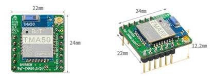 CHIPSEN BoT - TMA50DU Bluetooth v5.3 BLE Class1 (+20dBm) DIP Slave/Master/Multicon 1:8 Module w/ U.FL Antenna - Envistia Mall