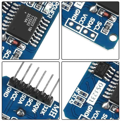 DS3231 RTC Real Time Clock Module with AT24C32 Memory I2C for Arduino from Envistia Mall