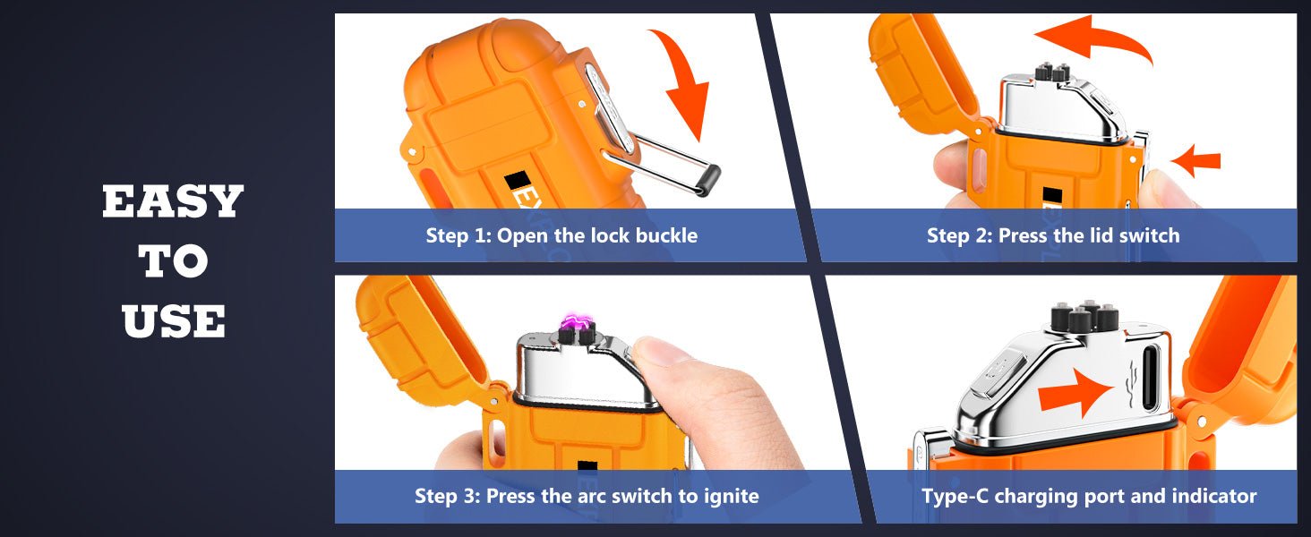 Radion Plasma Arc Lighters: Dependable, rechargeable, easy to use. 