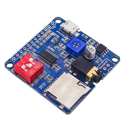 DY - SV5W Voice Playback MP3 Music Player Amplifier Module 5W SD/TF Card UART I/O - Envistia Mall