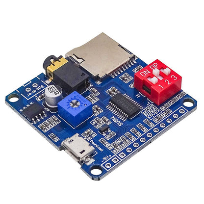 DY - SV5W Voice Playback MP3 Music Player Amplifier Module 5W SD/TF Card UART I/O - Envistia Mall