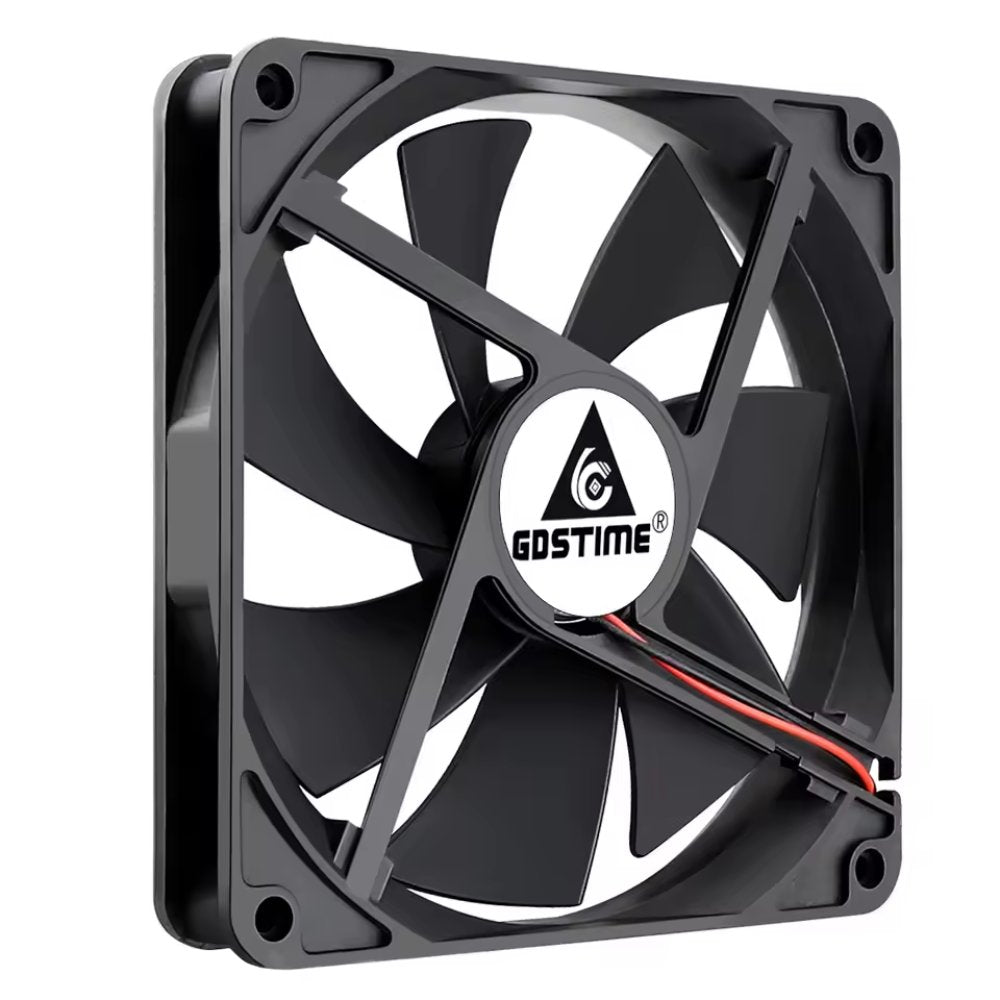 140mm 12V DC Brushless Cooling Fan – XH2.54 Connector | 14025 7-Blade Fan for CPU, 3D Printers & Lasers