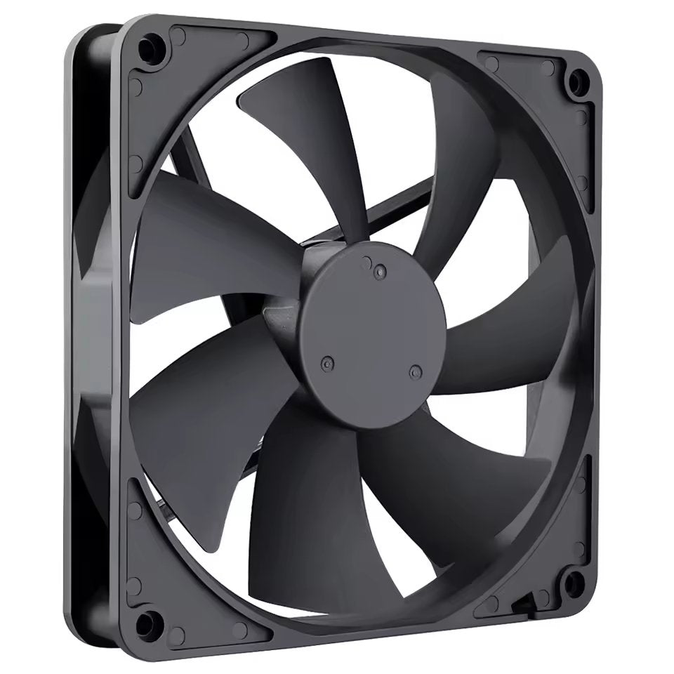 140mm 12V DC Brushless Cooling Fan – XH2.54 Connector | 14025 7-Blade Fan for CPU, 3D Printers & Lasers