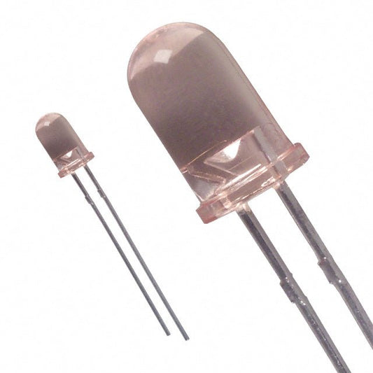 Infrared (IR) Emitter 880nm 1.7V 100mA 70mW/sr @ 100mA 16° Radial, 5mm Dia (T 1 3/4) QED123 - Envistia Mall