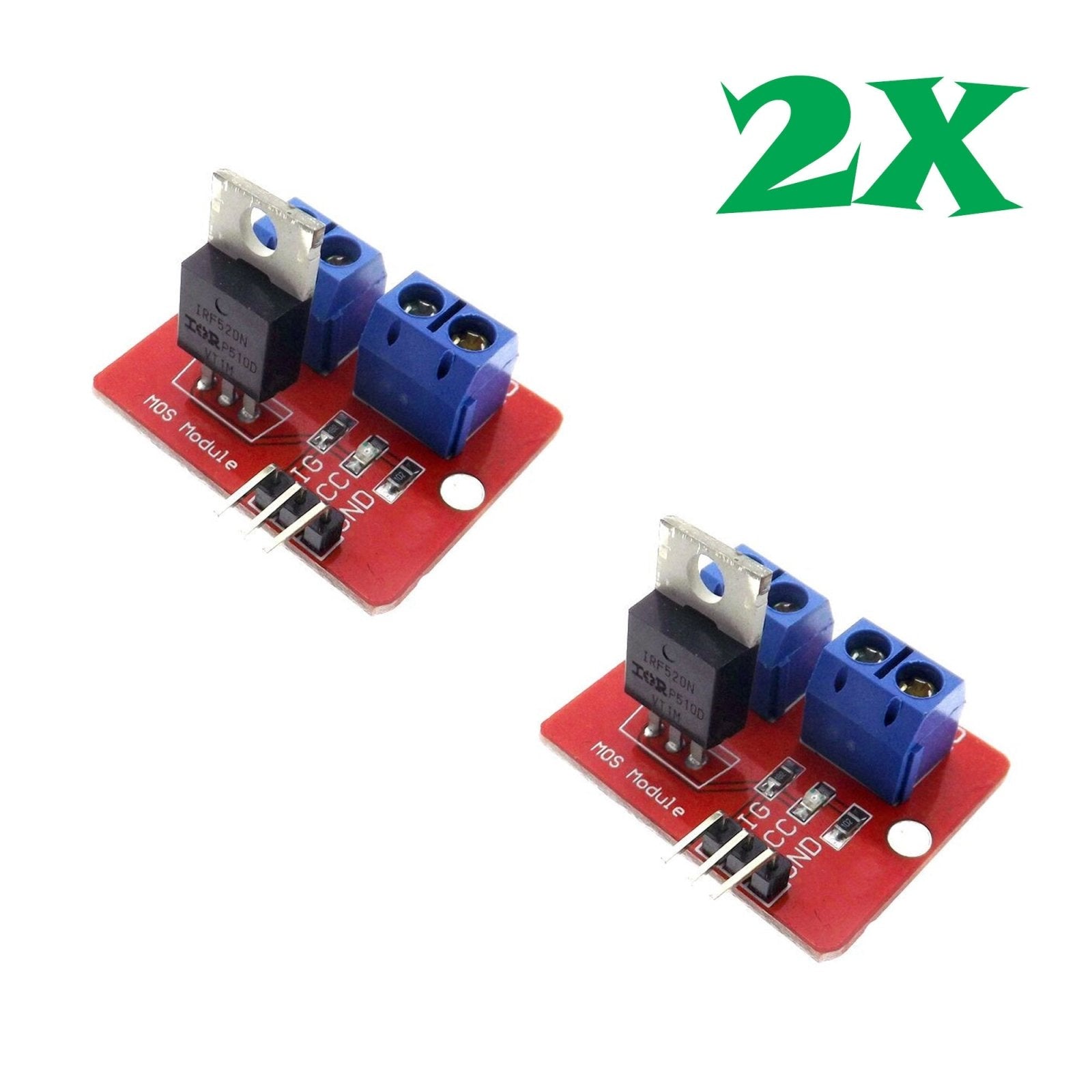 2Pcs IRF520 24V MOSFET Driver Module for Raspberry Pi Arduino ARM Robotics - Envistia Mall