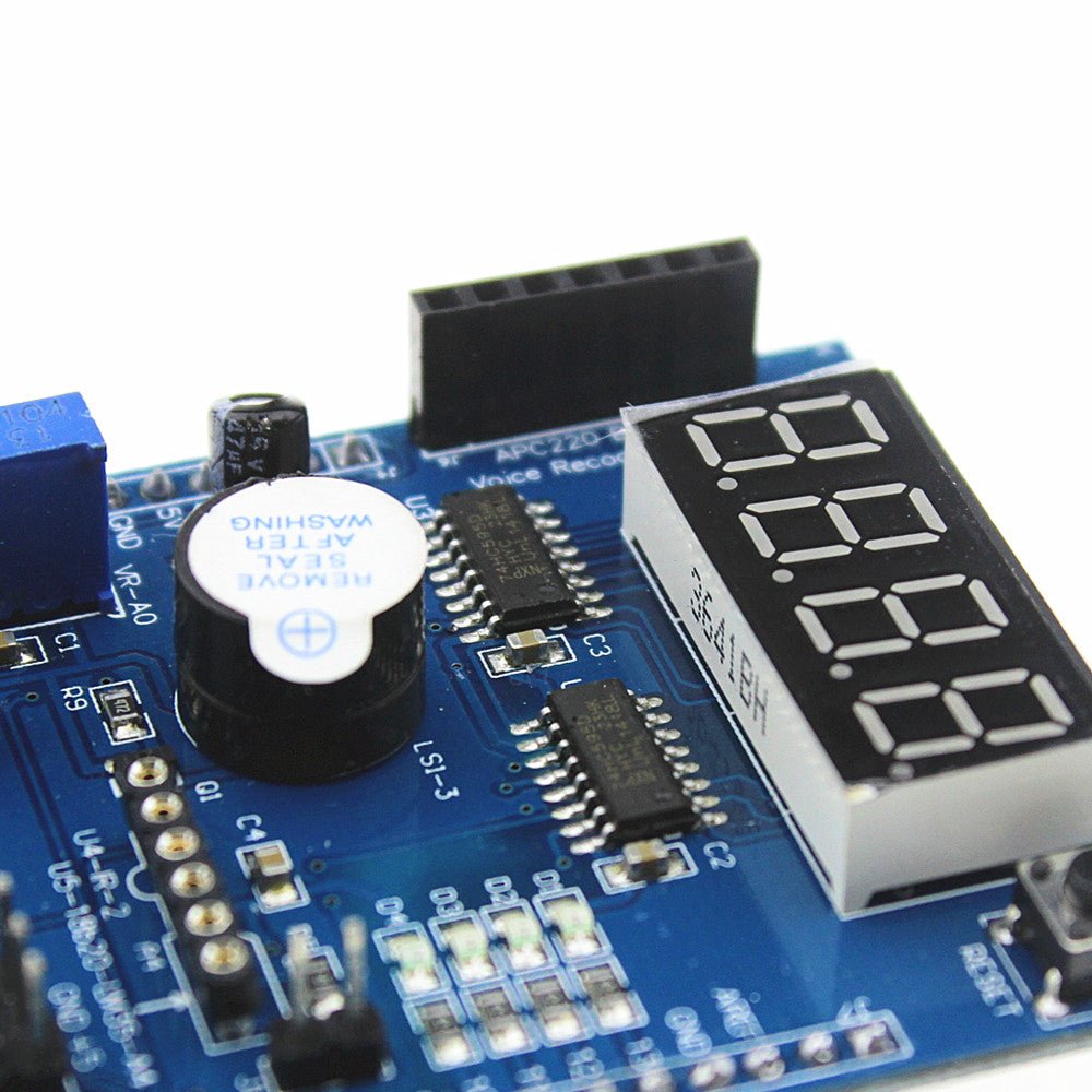Multi-Function Prototyping / Expansion Shield For Arduino UNO LEONARDO MEGA2560 Close Up - Envistia Mall