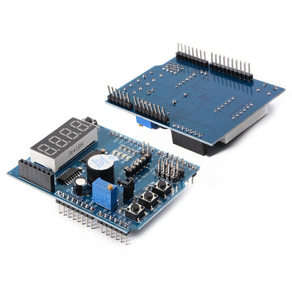 Multi-Function Prototyping / Expansion Shield For Arduino UNO LEONARDO MEGA2560 Front & Back - Envistia Mall