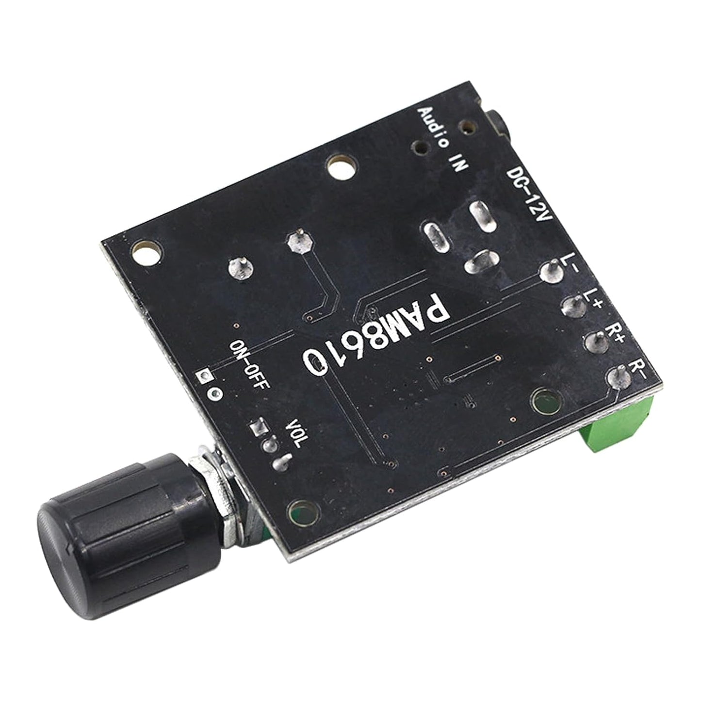 PAM8610 Mini 10W+10W Stereo Audio Power Amplifier Board Module with Volume Control - Envistia Mall