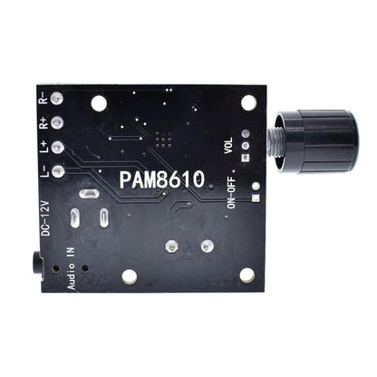 PAM8610 Mini 10W+10W Stereo Audio Power Amplifier Board Module with Volume Control - Envistia Mall