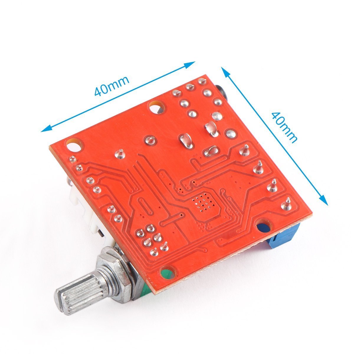 PAM8610 Mini 10W+10W Stereo Audio Power Amplifier Board Module with Volume Control - Envistia Mall