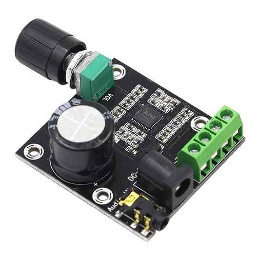 PAM8610 Mini 10W+10W Stereo Audio Power Amplifier Board Module with Volume Control - Envistia Mall