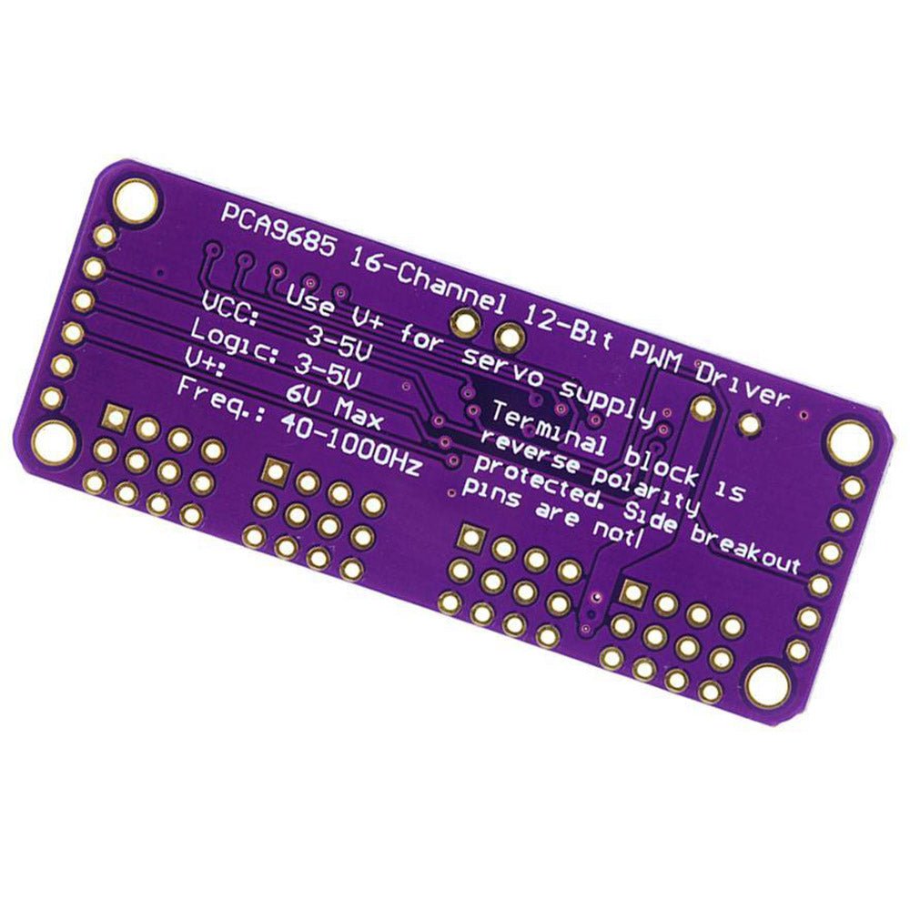 PCA9685 16 - Channel 12 - bit PWM Servo Motor Driver I2C Module For Arduino - Envistia Mall