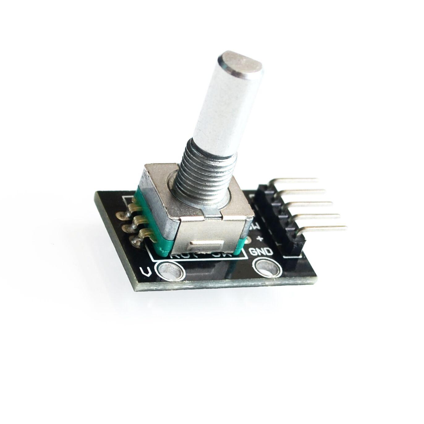 Rotary Encoder / Rotation Sensor Module with Pushbutton Switch for Arduino AVR PIC DIY KY-040 - Envistia Mall