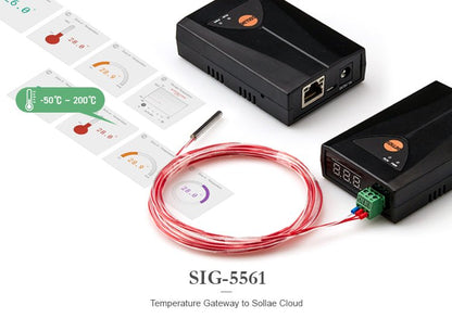 SIG - 5561 ezTCP Ethernet Temperature Gateway To Sollae Cloud - Envistia Mall