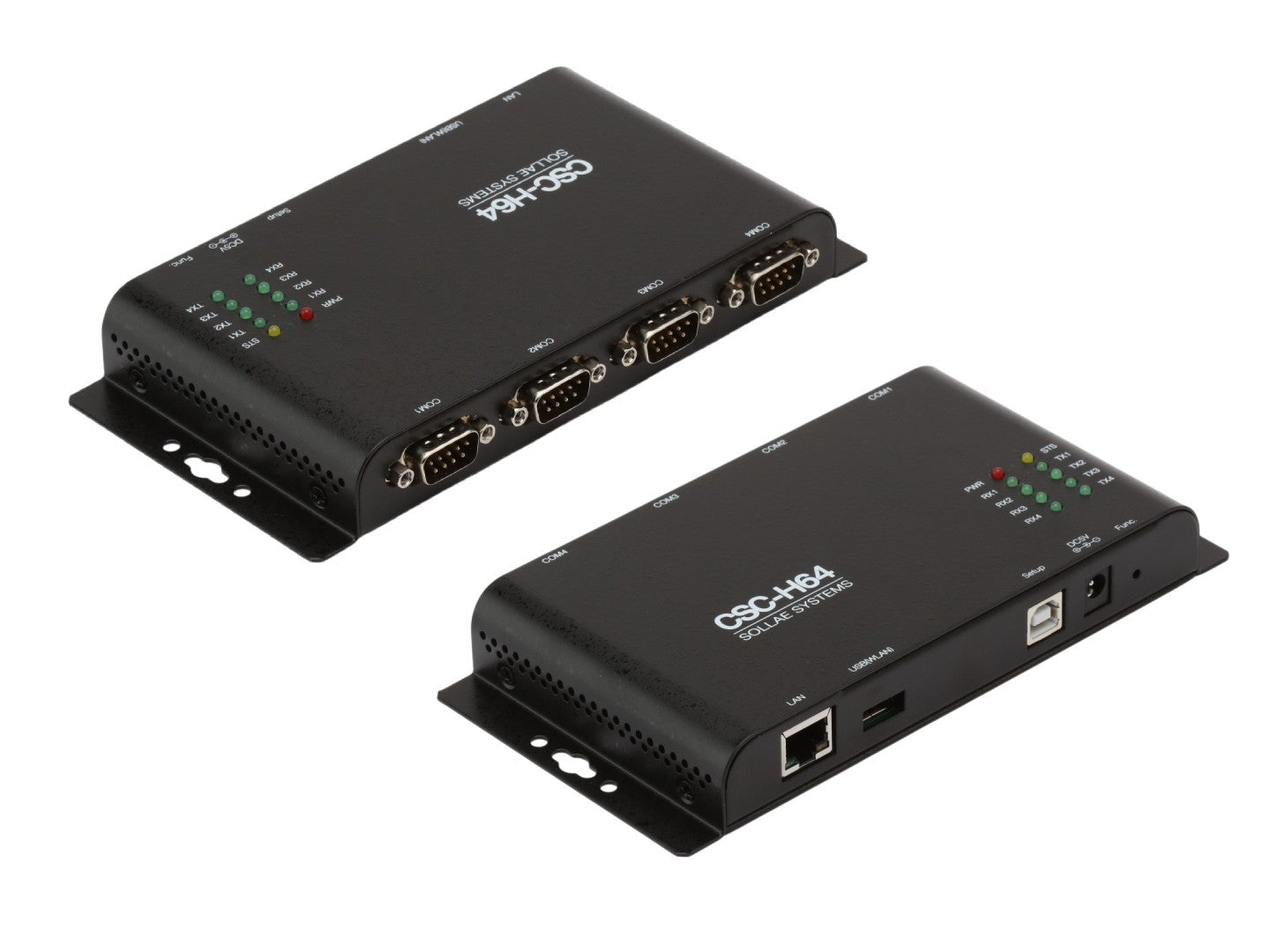 Sollae Systems CSC-H64 4-Port RS232/RS422/RS485 to Ethernet & Wi-Fi Device Server