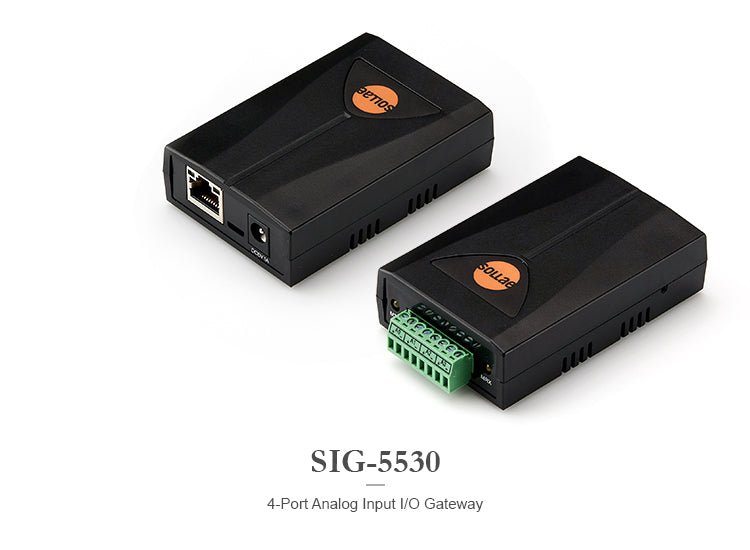 Sollae Systems SIG-5530 4-Port Analog Input Ethernet I/O Gateway with Modbus/TCP from Envistia Mall