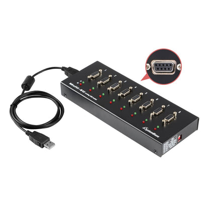 SystemBase Multi - 8U Combo — USB to 8 - Port RS422/RS485 Serial Converter Adapter - Envistia Mall