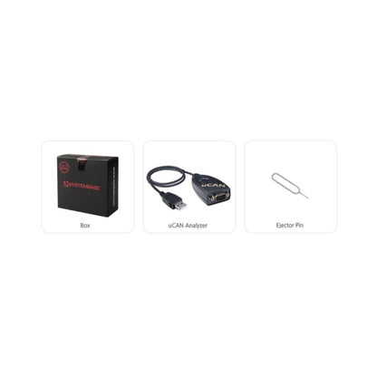SystemBase uCAN/Analyzer Industrial USB to CAN Bus Analyzer - What's in the Box | Envistia Mall