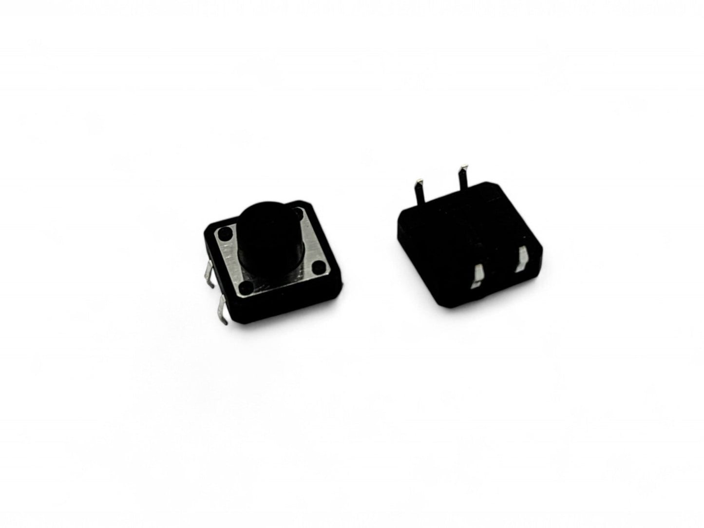 Tactile Push Button Momentary Tact Switch 4 Pin Black 12x12mm x 7.5mm 5X/10X/25X/100X - Envistia Mall