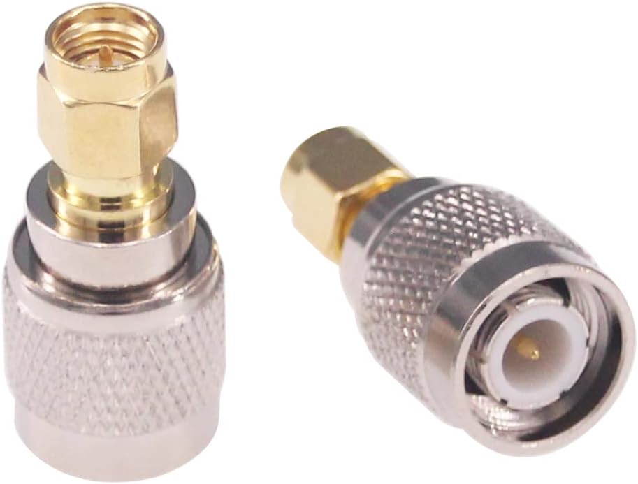 TNC Male Plug to SMA Male Plug RF Adapter Barrel Connector - Envistia Mall